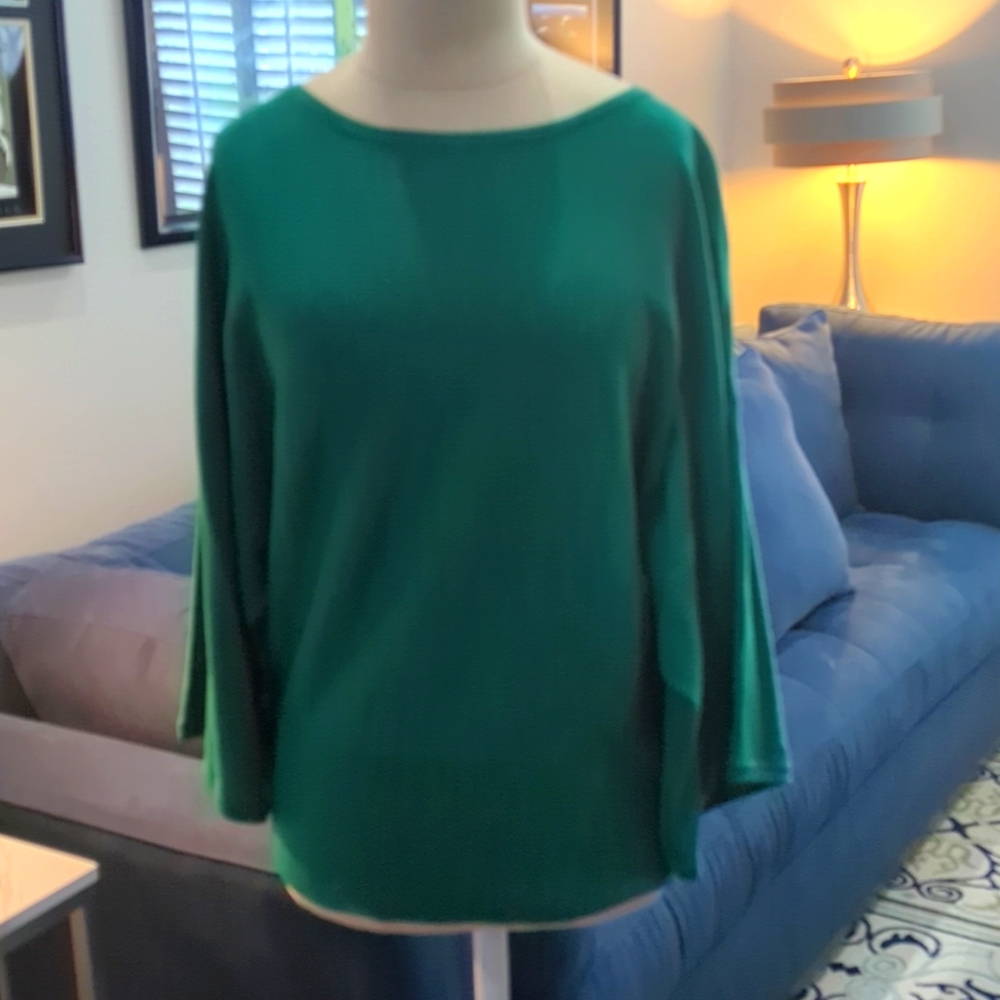 Talbots Merino Wool sweater - Emerald Green